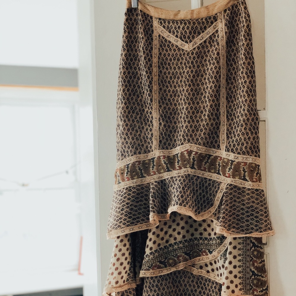 Free People Bohemian Skirt